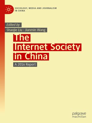 cover image of The Internet Society in China